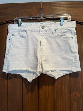 GAP White Denim Cutoff Shorts